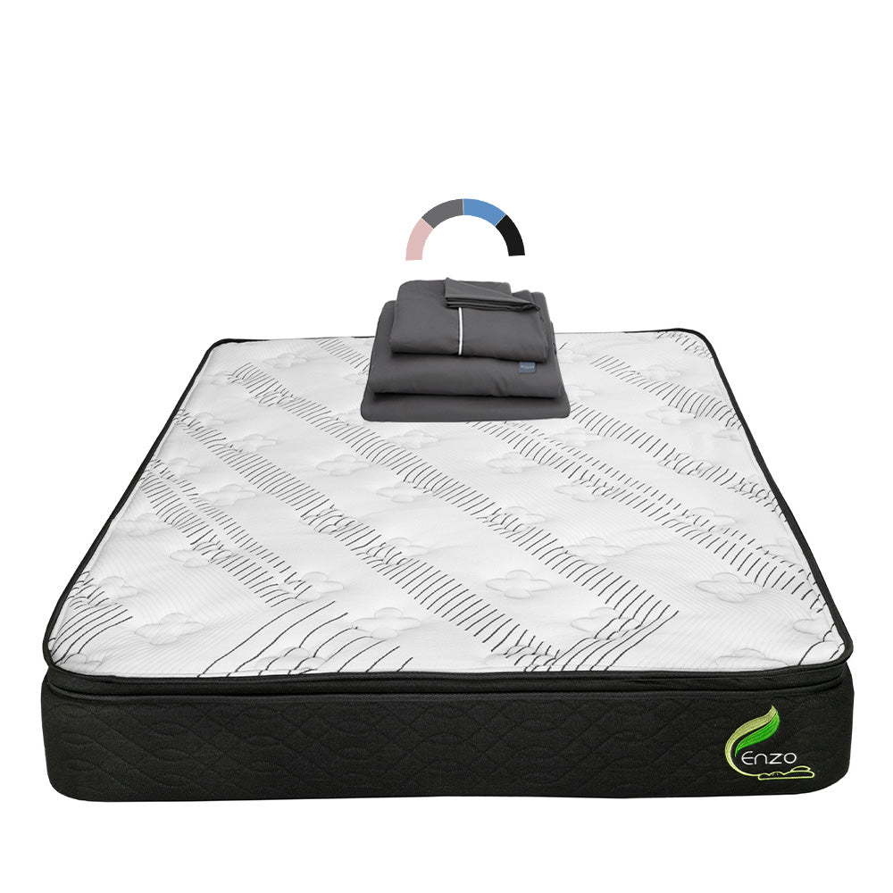 Colchón Enzo con Ropa de Cama