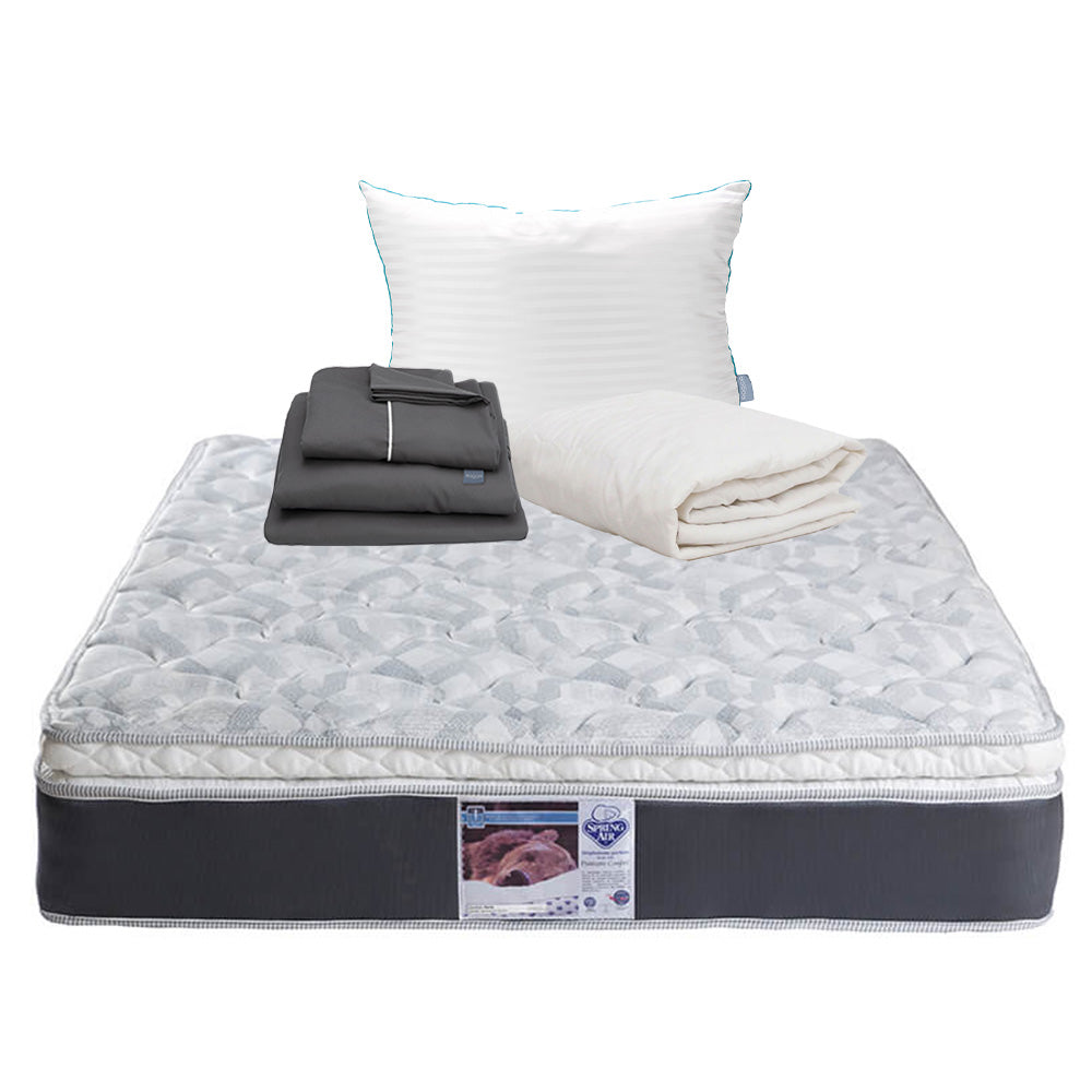 Colchón Spring Air Marte con Ropa de Cama