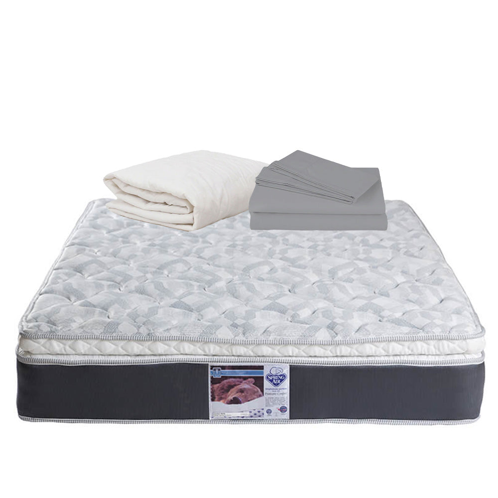 Colchón Spring Air Marte con Ropa de Cama