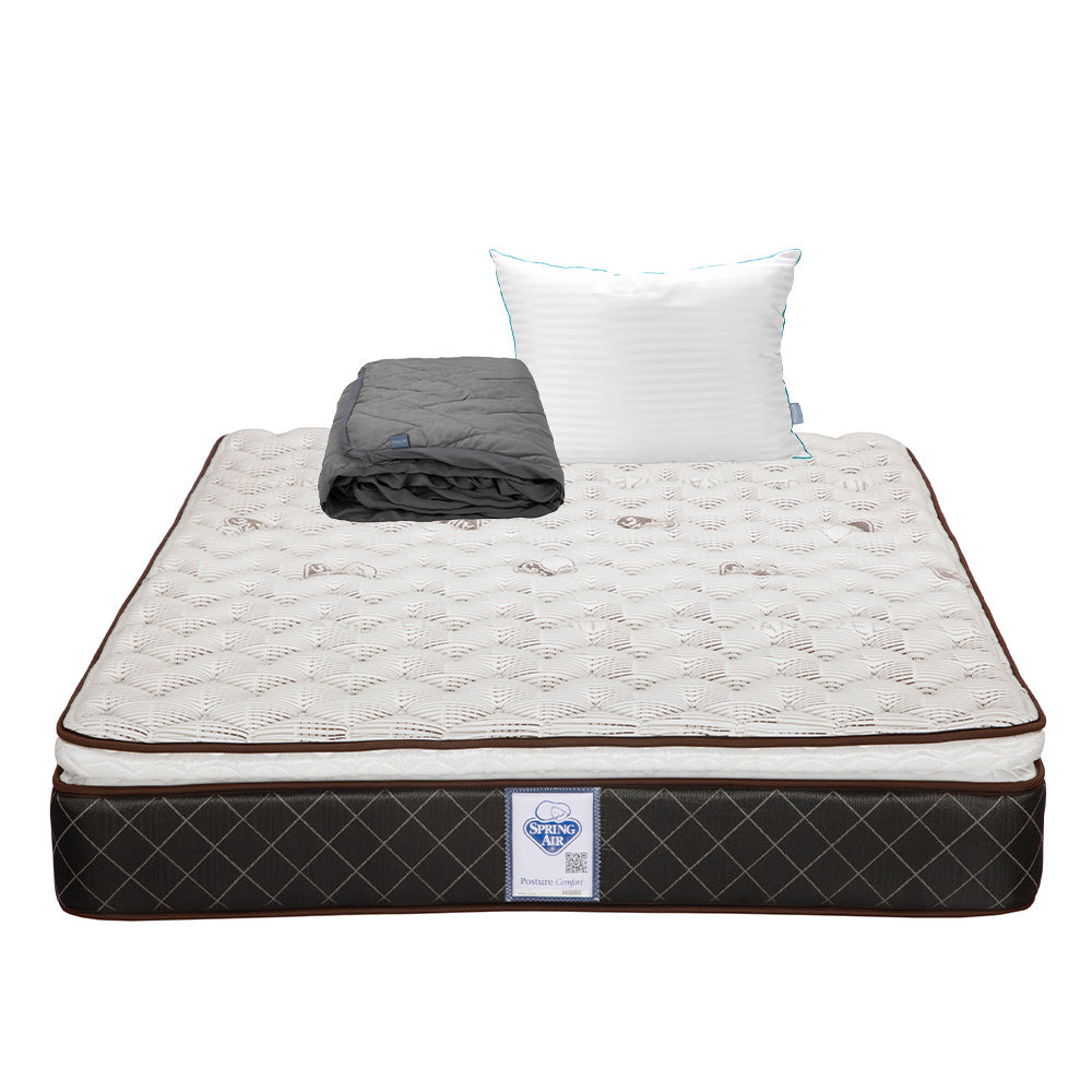 Colchón Spring Air Minesota con Ropa de Cama