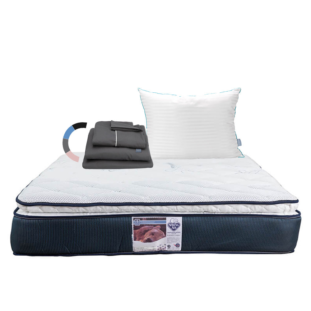 Colchón Spring Air Monaco con Ropa de Cama