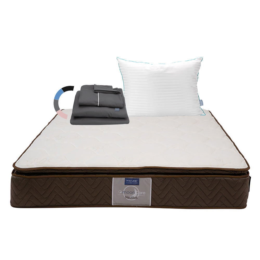 Colchón Restonic Nautilus con Ropa de Cama