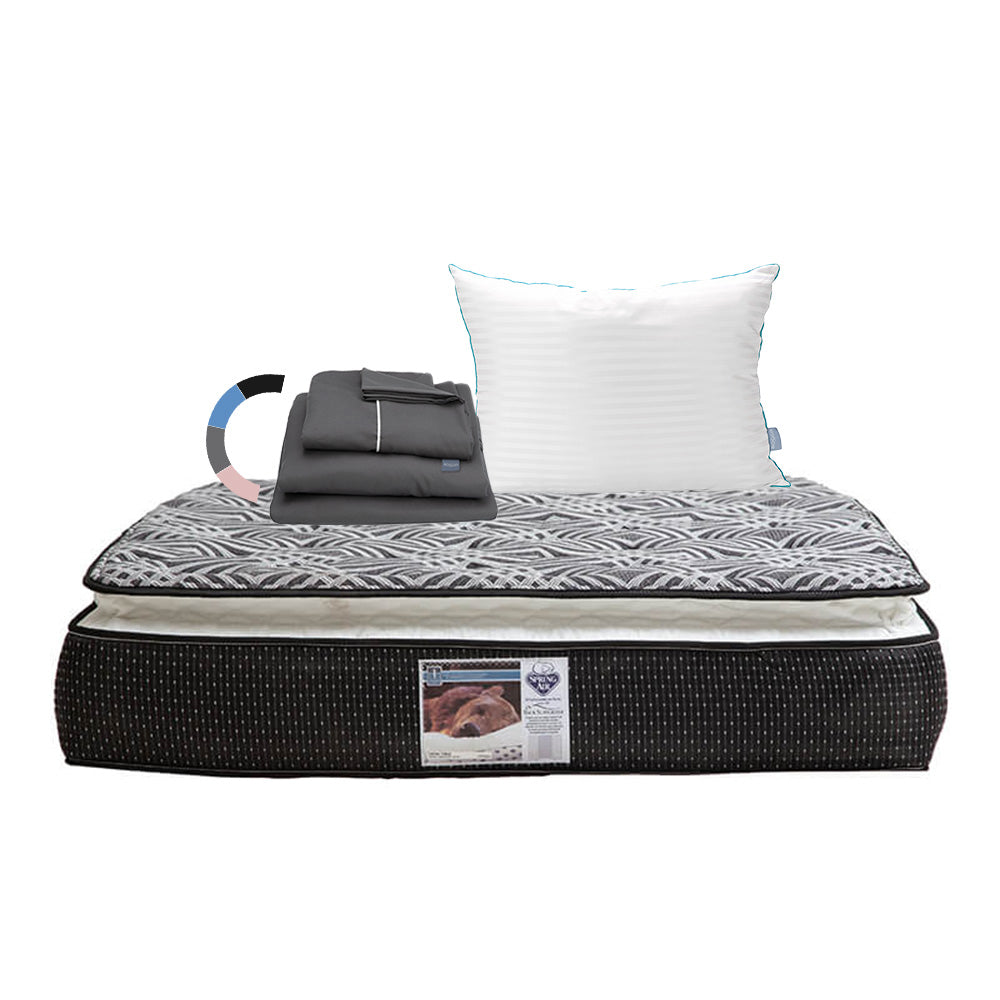 Colchón Spring Air Omega con Ropa de Cama