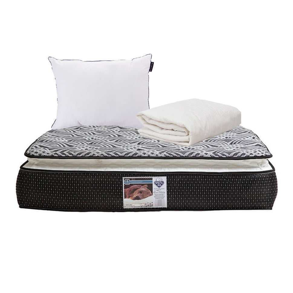 Colchón Spring Air Omega con Ropa de Cama