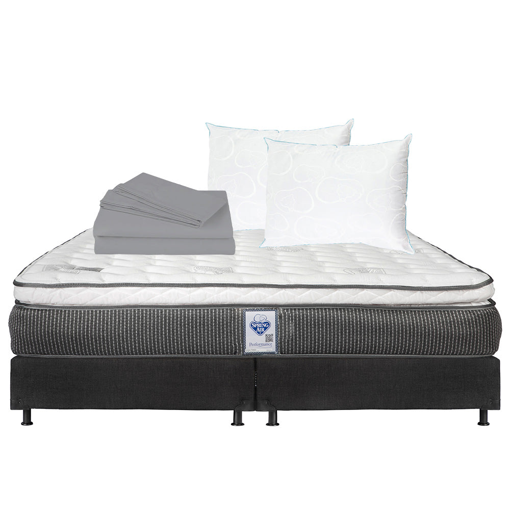 Colchón Spring Air Phantom con Box con Ropa de Cama