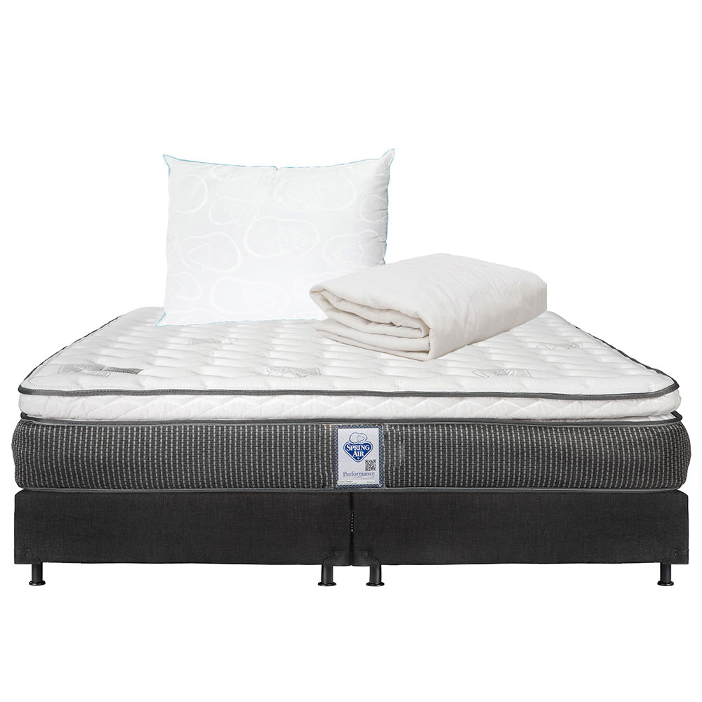 Colchón Spring Air Phantom con Box con Ropa de Cama