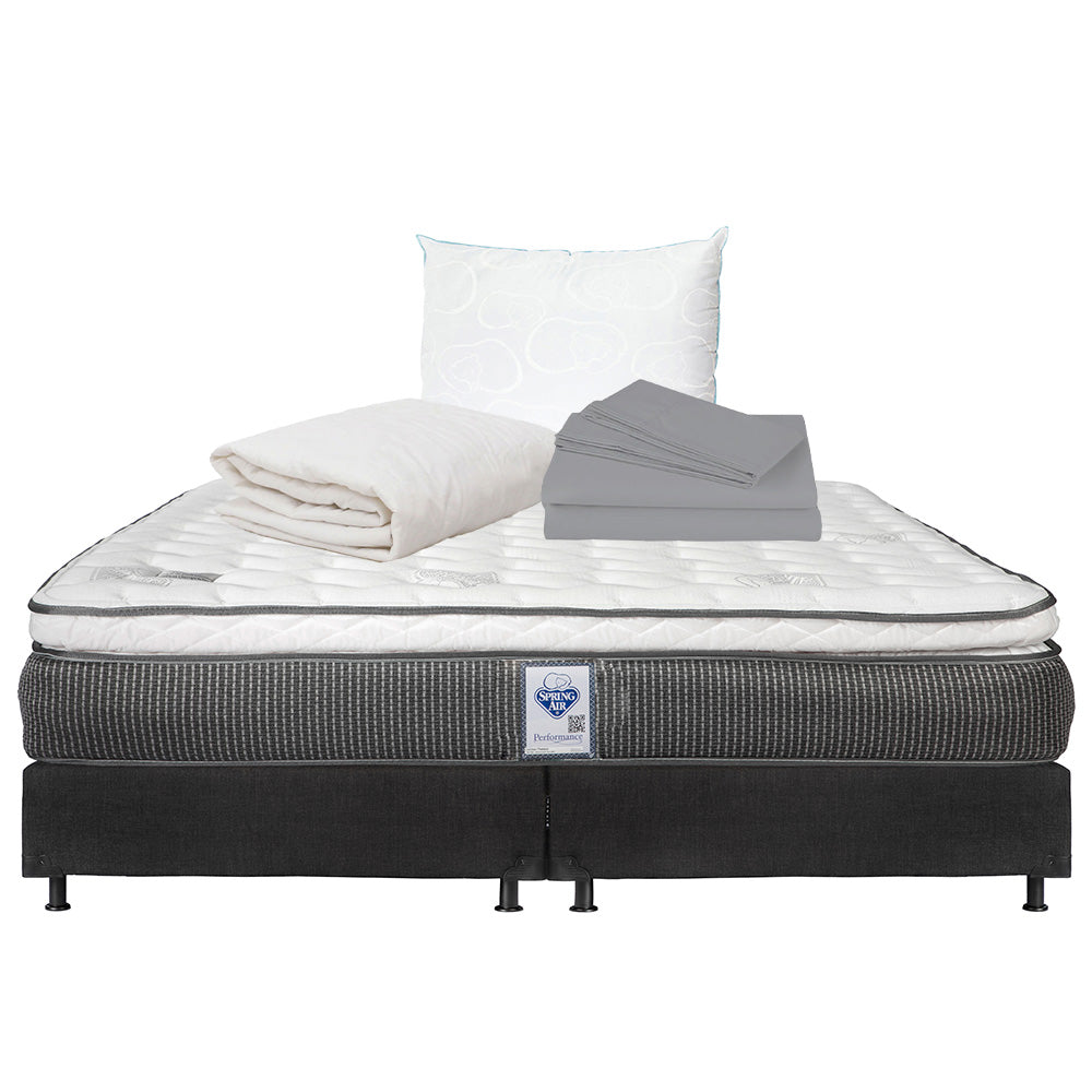 Colchón Spring Air Phantom con Box con Ropa de Cama