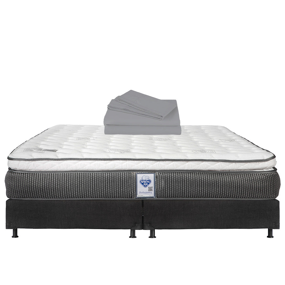 Colchón Spring Air Phantom con Box con Ropa de Cama