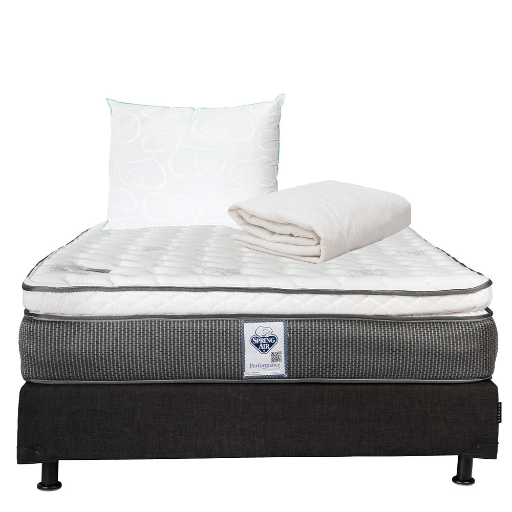 Colchón Spring Air Phantom con Box con Ropa de Cama
