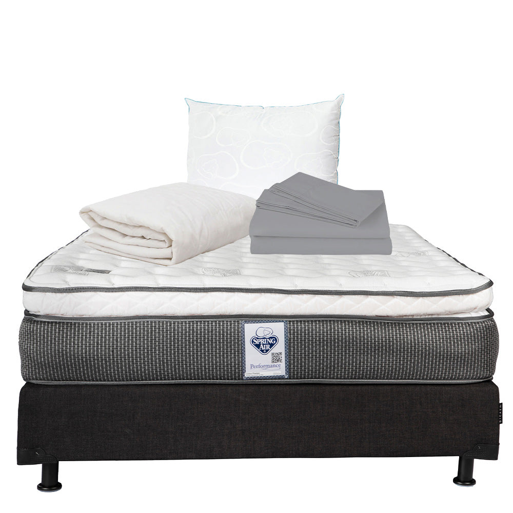 Colchón Spring Air Phantom con Box con Ropa de Cama