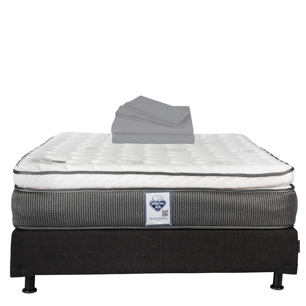 Colchón Spring Air Phantom con Box con Ropa de Cama