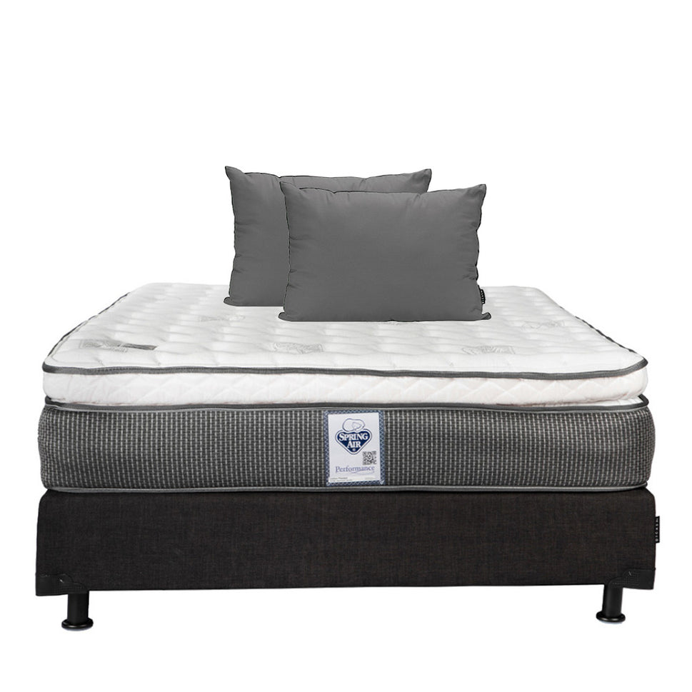 Colchón Spring Air Phantom con Box con Ropa de Cama