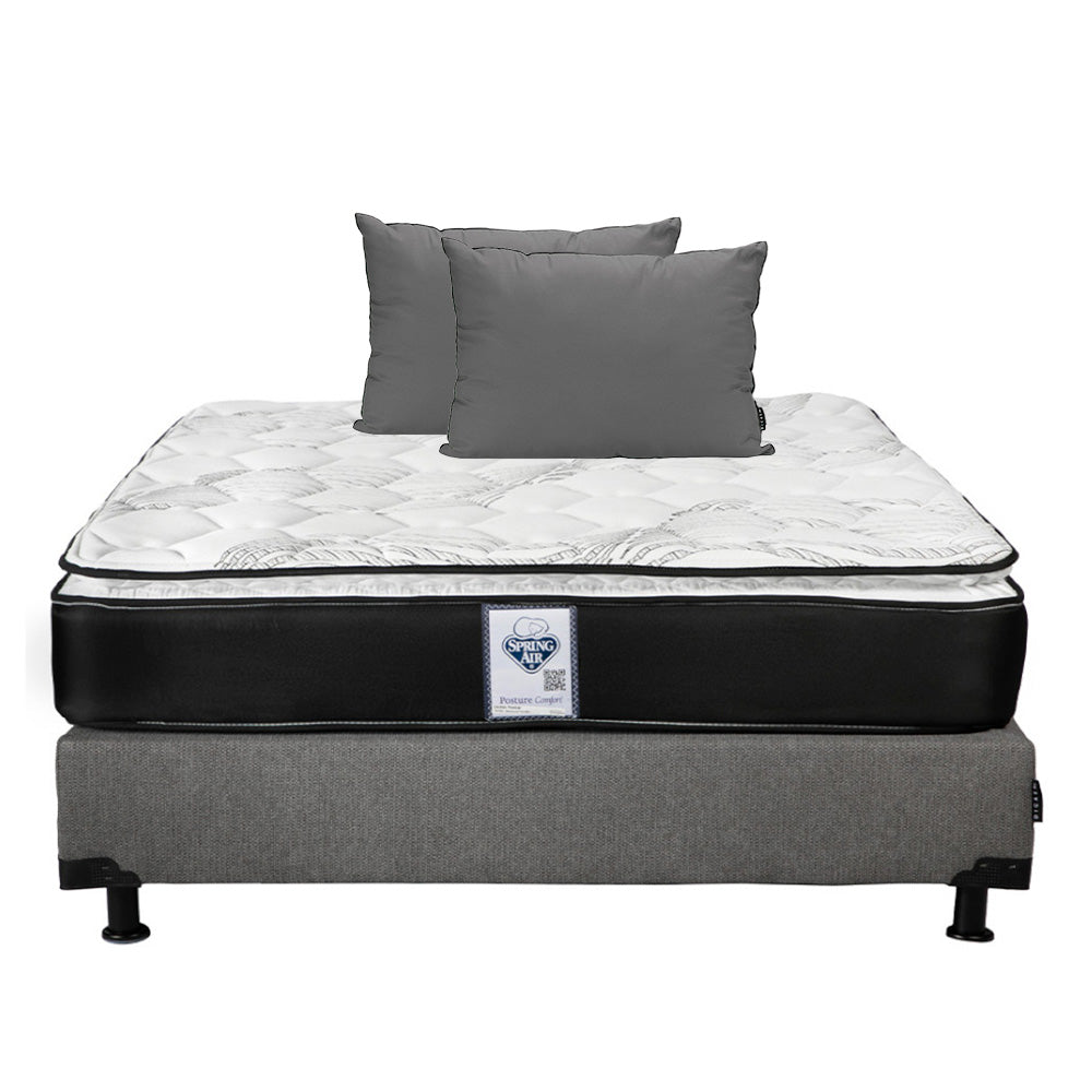 Colchón Spring Air Premier con Box con Ropa de Cama