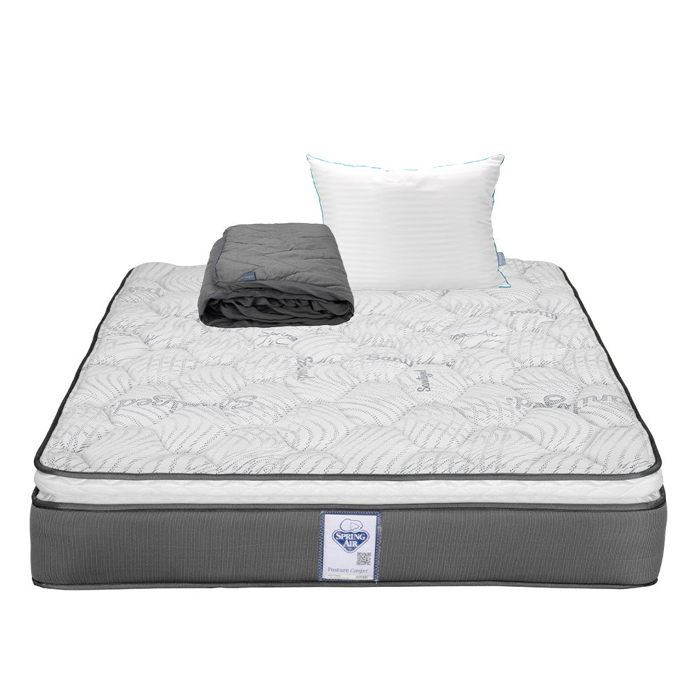 Colchón Spring Air Prestige con Ropa de Cama