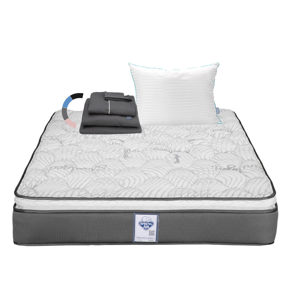 Colchón Spring Air Prestige con Ropa de Cama