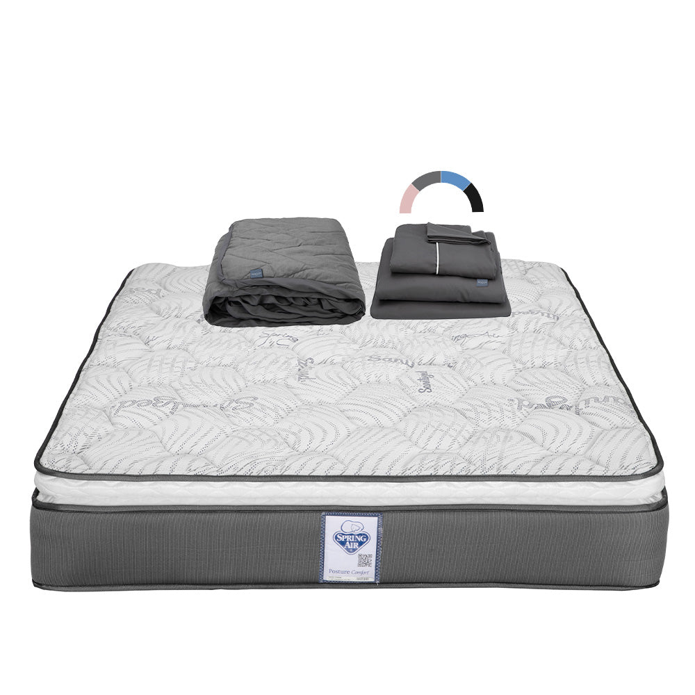 Colchón Spring Air Prestige con Ropa de Cama
