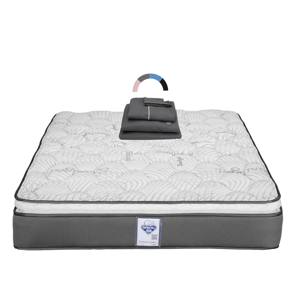 Colchón Spring Air Prestige con Ropa de Cama
