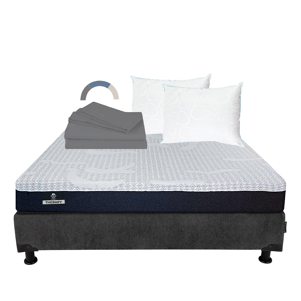 Colchón Spring Air Therapy con Box con Ropa de Cama – RoggaHome