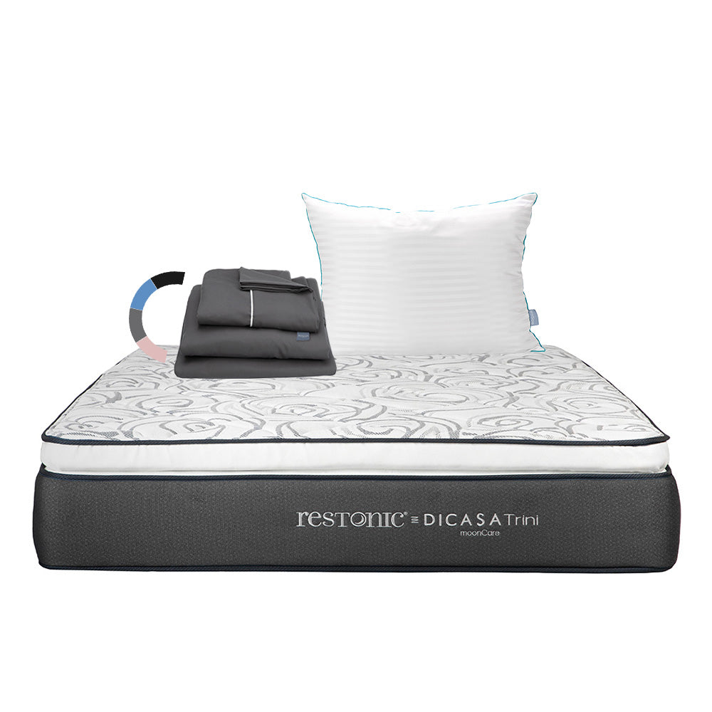 Colchón Restonic Trini con Ropa de Cama
