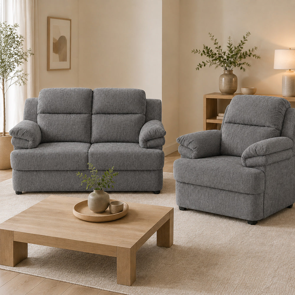 Sala Kendra con Love Seat y Sillón