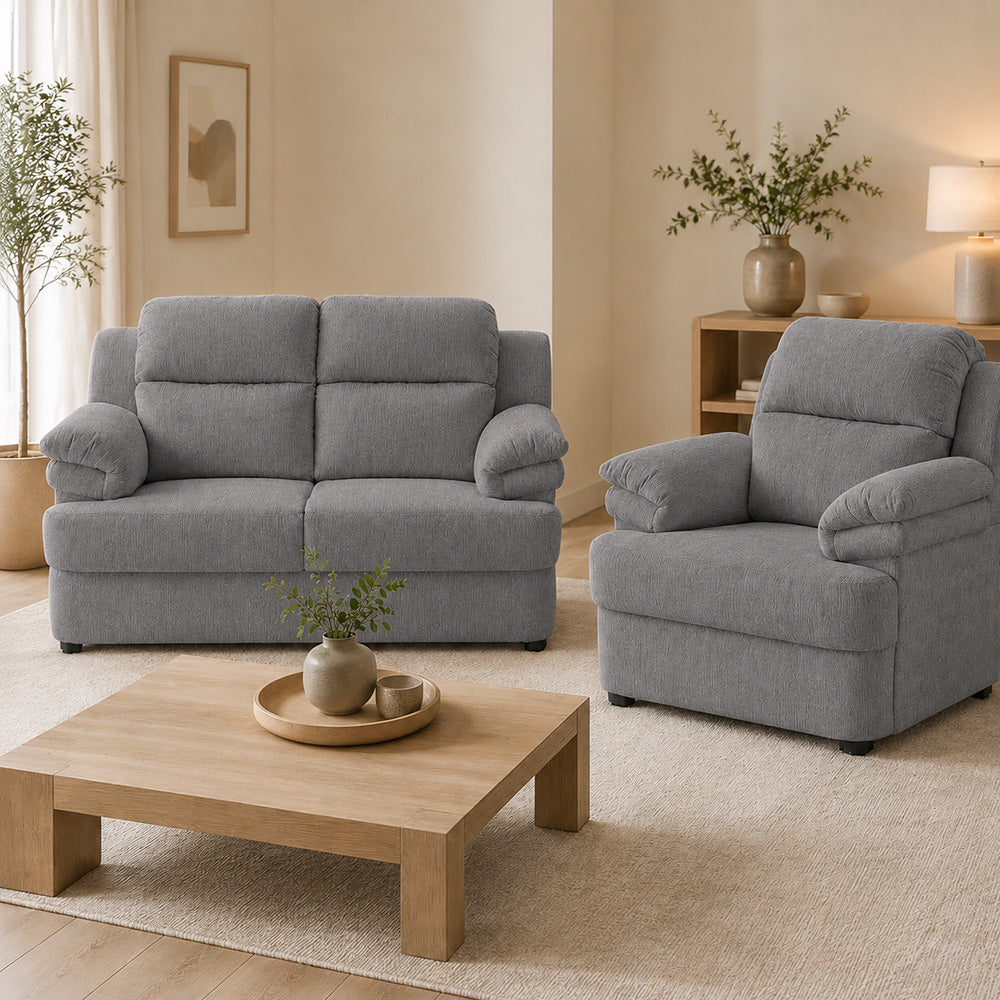 Sala Kendra con Love Seat y Sillón