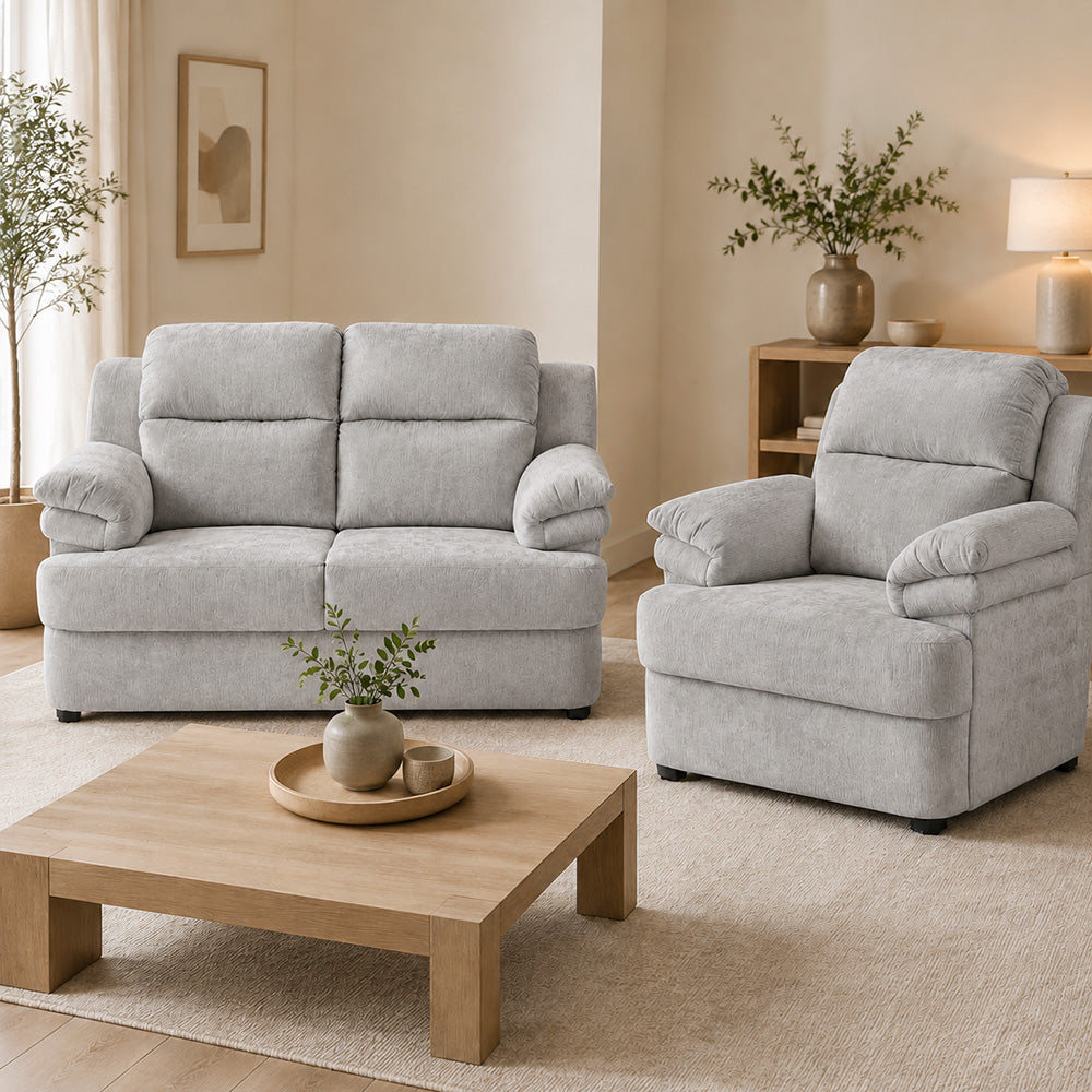 Sala Kendra con Love Seat y Sillón
