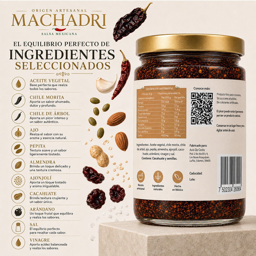 Kit 3 Salsa Machadri