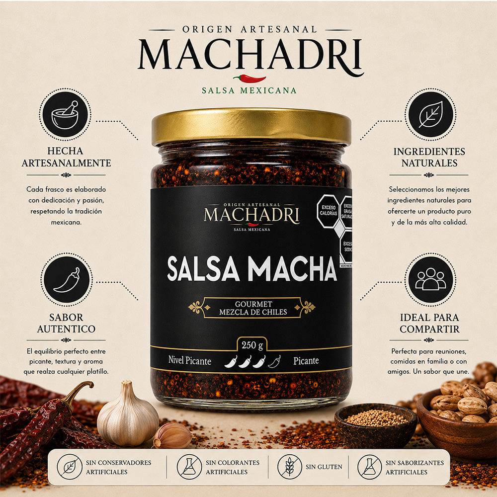 Kit 3 Salsa Machadri