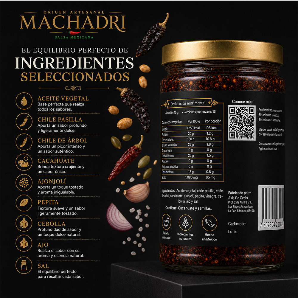 Kit 3 Salsa Machadri