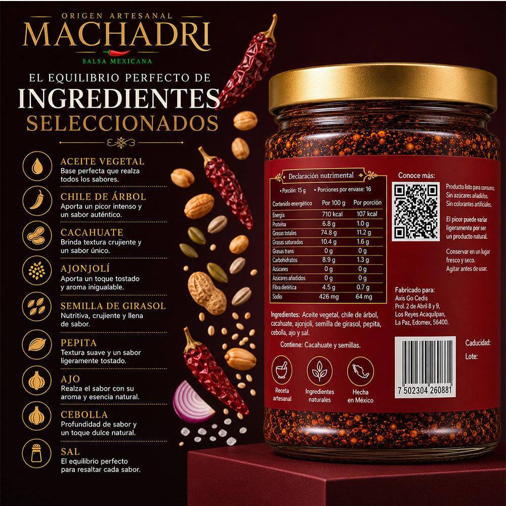 Kit 3 Salsa Machadri