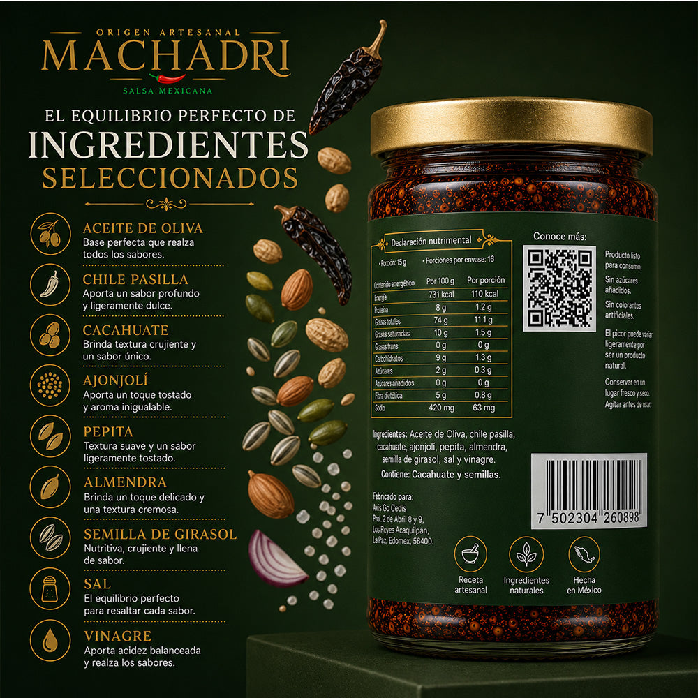 Kit 3 Salsa Machadri