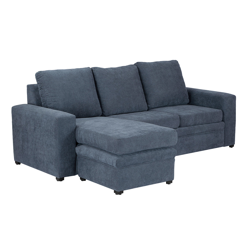 Sofá Chaise con Tabuerete  Canvas