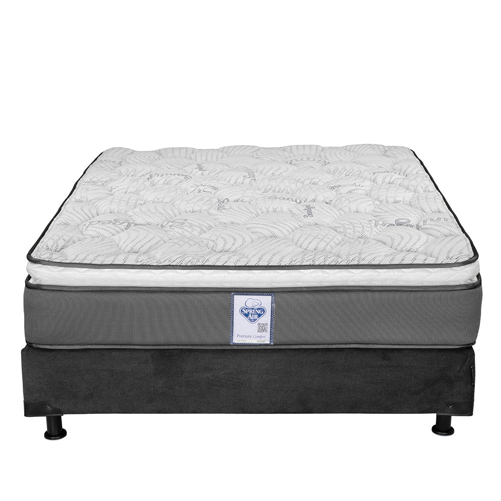 Colchón Spring Air Prestige con Box con Ropa de Cama