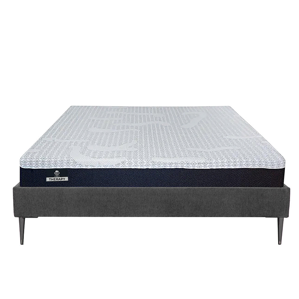 Colchón Spring Air Therapy con Base Slim y Ropa de Cama