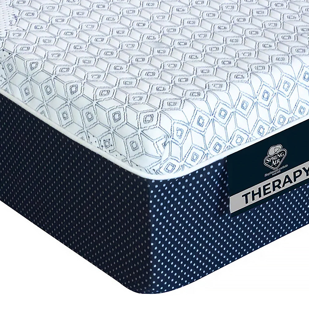 Colchón Spring Air Therapy con Base Slim y Ropa de Cama